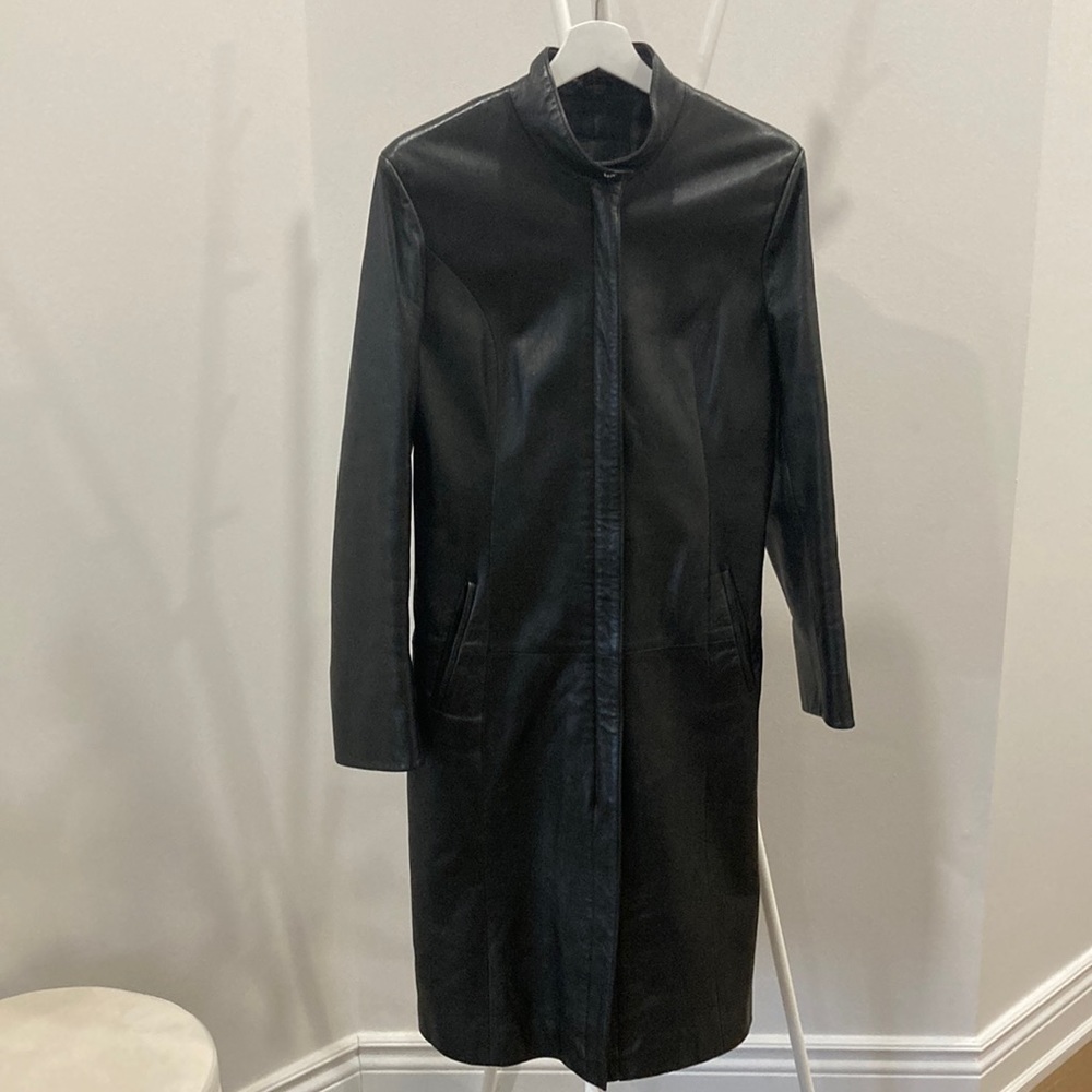 Beautiful Nappa leather coat